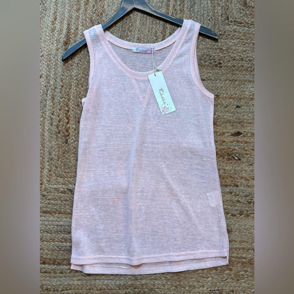 Light pink tank top by Choklate Paris